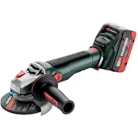 Metabo Kulmahiomakone WB 18 LT BL 11-125 Quick sis. 2 x 5,5Ah akut ja laturi