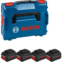 Bosch 1 600 A02 A2U, Akku, 5,5 ah, 18 V, , Musta, Sininen, Punainen, 8 A
