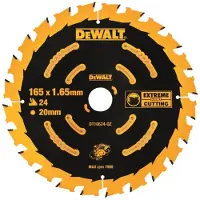 DeWalt Saha-terä - - DT10624QZ - 165mm - Holki 20mm - 24 hammasta
