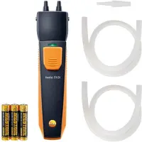 Testo 510 i, Testausanturi, Musta, Oranssi, ABS, Kestomuovinen elastomeeri, 150 h, -20 - 50 °C, 36 mm