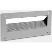 LEDS-C4 Micenas epäsymmetr. IP66 CCT 11x25cm harm., Alumiini/harmaa/sinkki, Alumiini, Moderni,