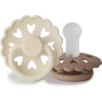 Frigg Fairytale Round Silicone 2-Pack Size 2 tutti The Ugly Duckling/The Emperors New Clothes 2 kpl