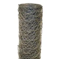 Lektar 25 mm silmällä 10 m sinkitty kuuskulmaverkko