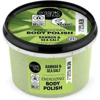 Raw Organic Organic Shop Energizing Body Polish Bamboo -vartalokuorinta 250 ml