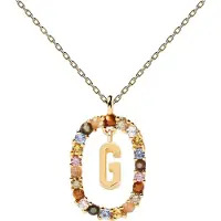 PD Paola Letter Necklace - Gold - G