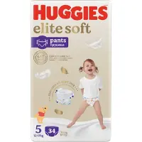 Huggies Extra Care Pants Size 5 kertakäyttöiset housuvaipat 12 - 17 kg 34 kpl