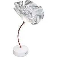 Slamp Pöytävalaisin , Lafleur, himmennettävä, Läpinäkyvä, Olohuone, Muovi, Design