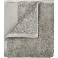 Blomus Set Of 4 Guest Hand Towels - 30 X 30 Cm - Riva - Satellite - Grey - 30X 30CM