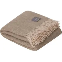 Stackelbergs Mohair Viltti Rullattu Hapsu 130x170 Cm & Brindle Melange - Huovat & Peitteet Villa Light Taupe - 4141
