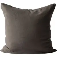 Tell Me More Linen Tyynynpäällinen 65x65 Cm Ruskeanharmaa - Tyynyliinat Pellava Taupe - 388878