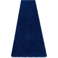 Rugsx Soffi shaggy 5cm käytävämatto - laivastonsininen