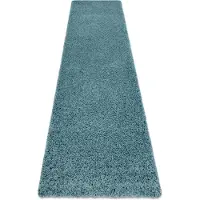 Rugsx Soffi shaggy 5cm käytävämatto - sininen