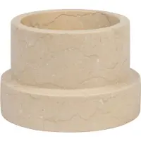 Mette Ditmer Marble kynttilänjalka pöytäkynttilälle 6,5 cm Hiekka