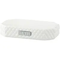 Lene Bjerre Marion saippuakuppi 13,5x9 cm White-Silver