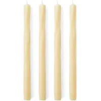 Audo Copenhagen Twist kynttilä 30 cm 4-pakkaus Ivory