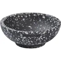 Humdakin Firenze Purkki Ø13 Cm - Koristelutarvikkeet Mosaiikkibetoni Musta - 419-115