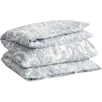 Gant Home Paisley Single Duvet - Grey - 150X210