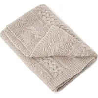Garbo&Friends Kauranvärinen neulottu viltti One Size unisex