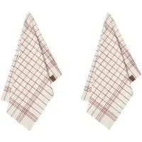 Humdakin 2-pack Christmas Keittiöpyyhe - Keittiöpyyhkeet Luomupuuvilla Punainen - 628-202