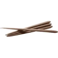 STOFF Nagel kynttilä merkiltä ester & erik 6-pakkaus Soft brown