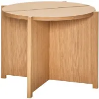 Hubsch Dash Side Table Natural - Beige - ONE SIZE