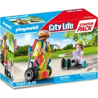 Playmobil Starter Pack – Redning Med Balance-Racer - 71257 - Multi/patterned - ONE SIZE