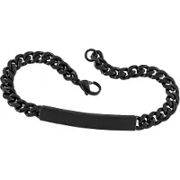 Lykken Strong teräs panssariranneketju 6 mm laatalla mattamusta 23 cm