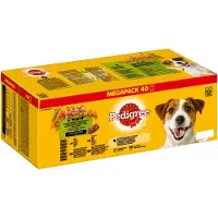 Pedigree Vital Protection Mixed Selection in Gravy, Koiran märkäruoka, Adult, 40 x 100 g