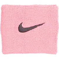 Nike Swoosh Wristbands PINK GAZE/OIL GREY, Punainen