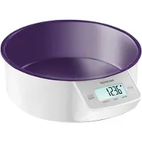 Sencor SKS 4004, Sähkökeittiövaaka, 5 kg, 1 g, Purppura, 4-ilmaisin, LCD