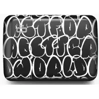 Ögon Designs ÖGON Smart Case Oslo Graffiti lompakko