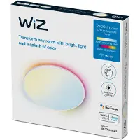 WiZ Connected Rune -kattovalaisin, valkoinen, RGBW kaikki värit ja valkoisen valon sävyt, Wi-Fi, 40 cm