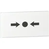Schneider ELECTRIC ESMI - PALOILMOITINTARVIKE - PALOPAINIKKEEN LASI KG1 EN54, VAIHTOLASI MCP-, EPP-, KR-, KSR- JA WR- PAINIKKEILLE, EN54 SYMBOLILLA, K (FFS06424900EN)