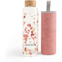 Waterdrop Glass Edition lasinen vesipullo Flair 1 kpl