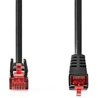 Nedis musta Cat6 SF/UTP verkkokaapeli