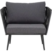 Bloomingville Pavone loungetuoli Black