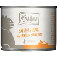 MjAMjAM 6x200g mehevää kanaa herkullisten porkkanoiden kera, märkäkissanruoka