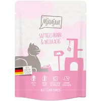 MjAMjAM 6x 300g Squeeze kana & lohi kissan märkäruoka