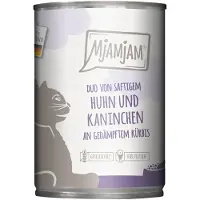 MjAMjAM 6x 400g Duo murea ankka, kana ja porkkana märkäruokaa kissoille