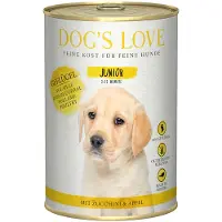 Dog´s Love 6x400g Junior siipikarja Dog's Love koiran märkäruoka