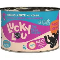 Lucky Lou 6x200g Lifestage aikuisten siipikarjan ja taimenen märkä kissanruoka