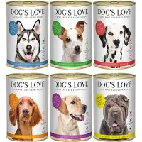 Dog´s Love 6x 400g Dog's Love Adult sekoituspakkaus (6 lajiketta) koiran märkäruokaa