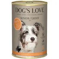 Dog´s Love 6 x 400 g Senior kalkkuna koiran märkäruoka