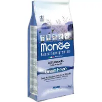 Monge Grain Free Dog 12kg Viljaton All Breeds Anjovis, Peruna & Herne Superpremium Monge Kuivaruoka koirille