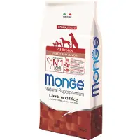 Monge Dry Dog Natural Superpremium Spec. Line All Breeds Puppy kuivaruoka pennuille karitsan kanssa, 12 kg