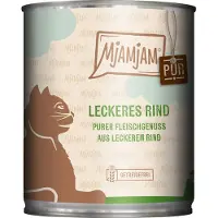 MjAMjAM 6x800g puhdasta lihaa herkullista puhdasta naudanlihaa kissanruoka märkä