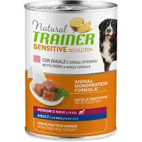 NATURAL TRAINER 6x400g Sensitive No Gluten Adult sianliha ja täysjyvävilja