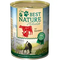 Best Nature 12x400g Adult nauta, kalkkuna & porkkana kissan märkäruoka