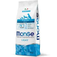 Monge Superpremium Dog 12kg lohi ja riisi All Breeds Light Monge Natural Superpremium koirille