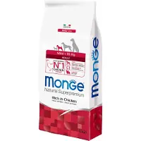 Monge Superpremium Dog 7,5kg Natural Superpremium Adult Mini Chicken Monge Kuivamuona Koiranruoka